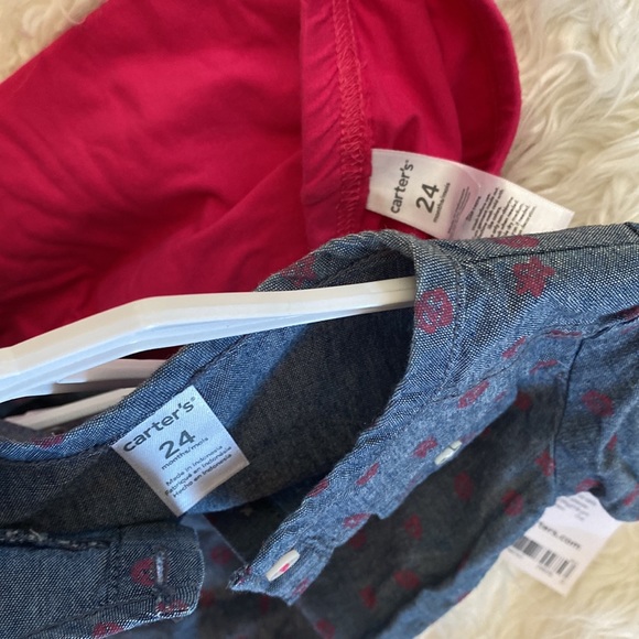 ππππππ§‘NWT Carters Girl 3 piece Set Size 24Mππ€πππ - Picture 8 of 12
